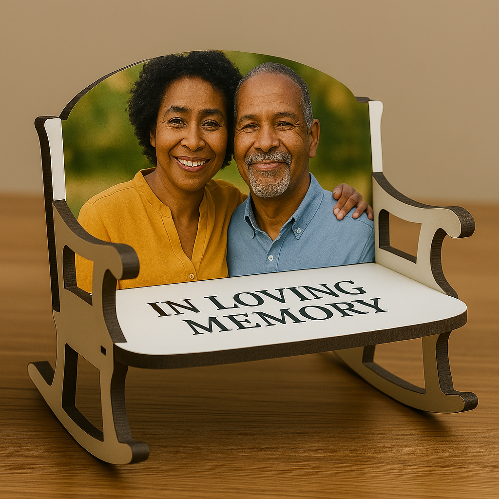 In Loving Memory Rocking Bench