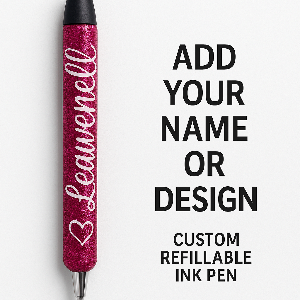 Custom Refillable Ink Pens – Write in Style! ✍🏾✨