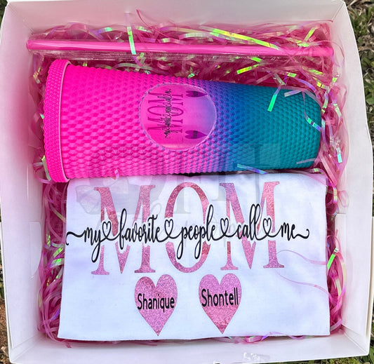 Motherโs Day Gift Box โ Custom Shirt & Cup Set ๐โ๐