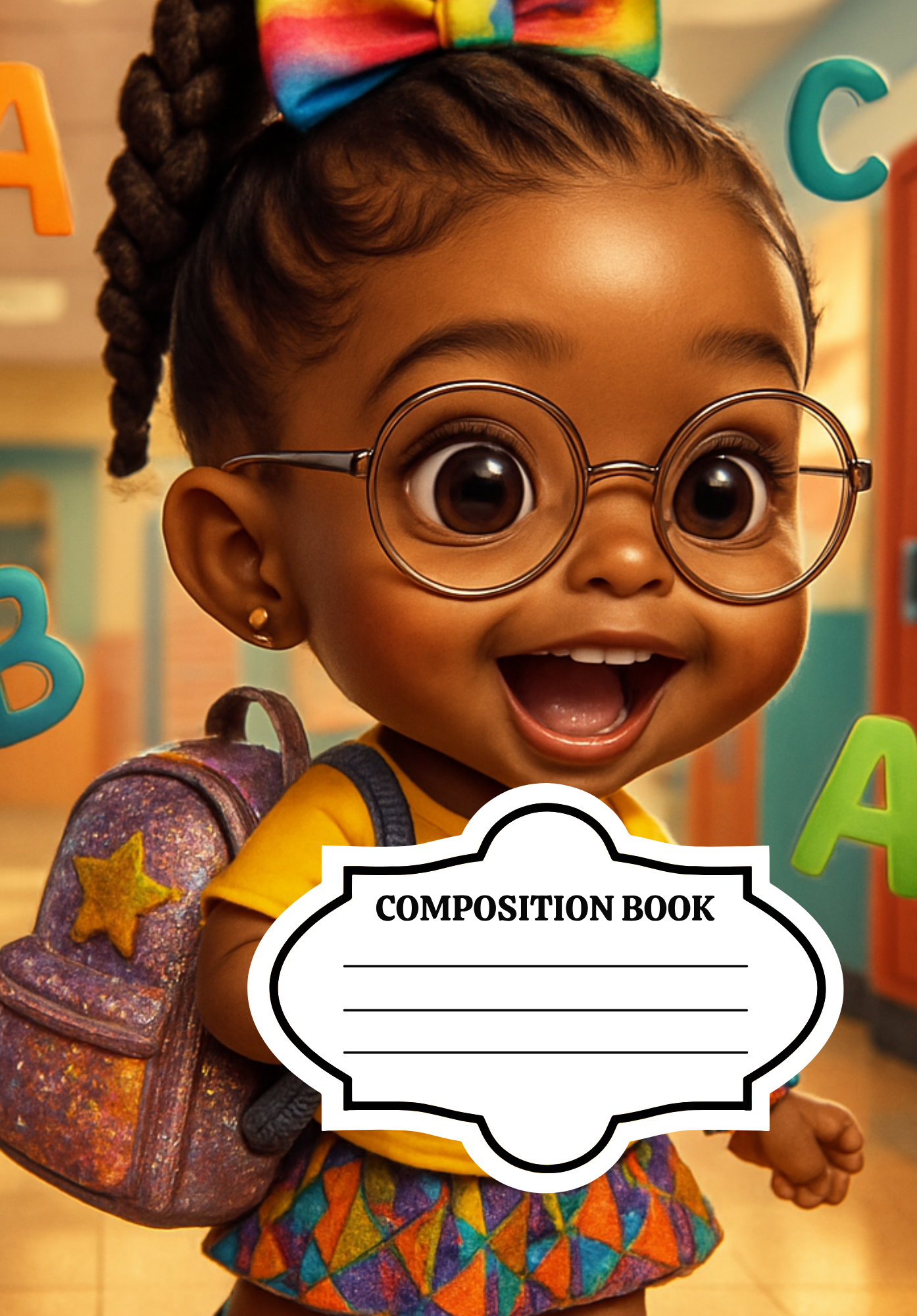 Custom Personalized Composition Notebook – Add Your Photo, Name, or Design