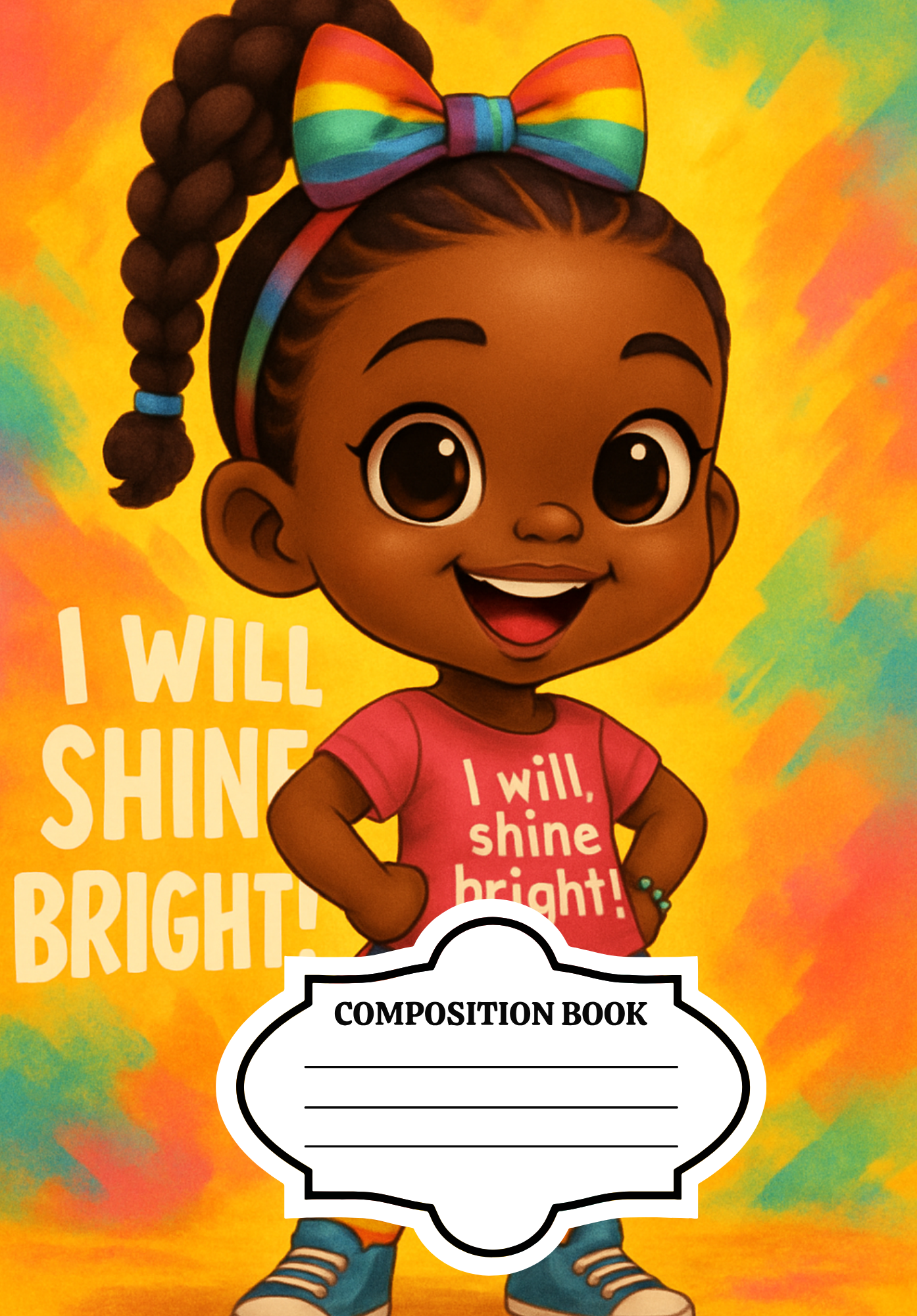 Custom Personalized Composition Notebook – Add Your Photo, Name, or Design