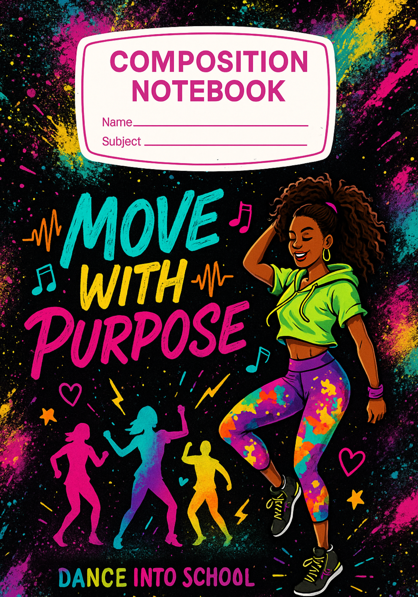 Custom Personalized Composition Notebook – Add Your Photo, Name, or Design