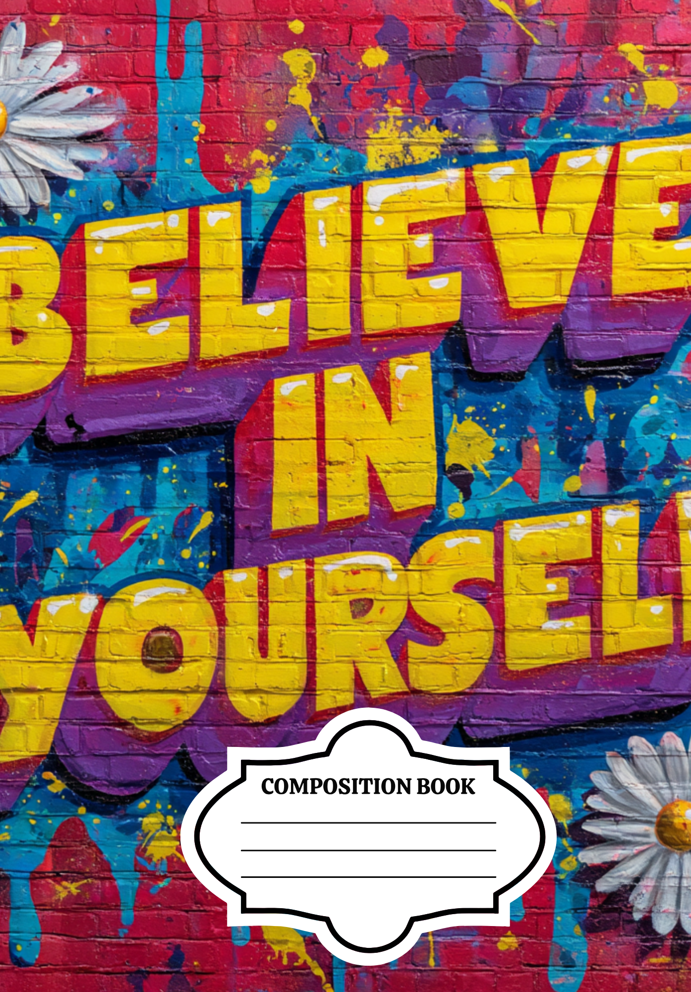 Custom Personalized Composition Notebook – Add Your Photo, Name, or Design