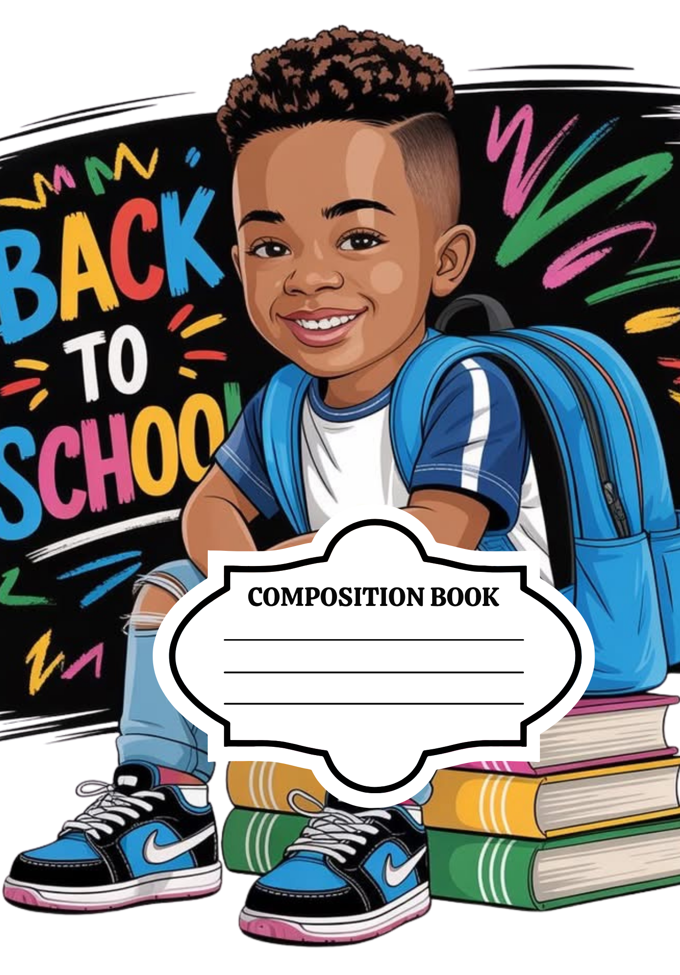Custom Personalized Composition Notebook – Add Your Photo, Name, or Design