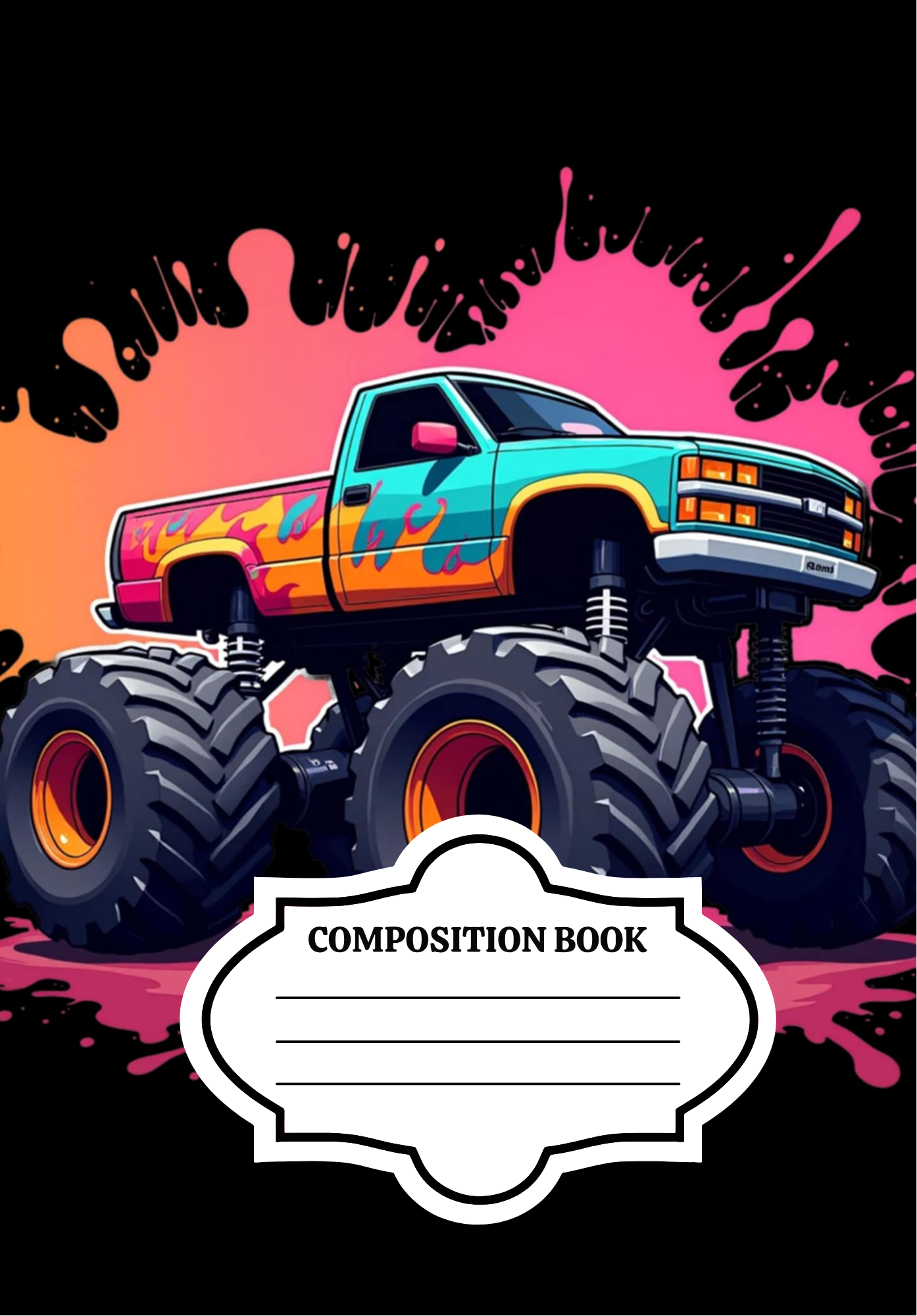 Custom Personalized Composition Notebook – Add Your Photo, Name, or Design