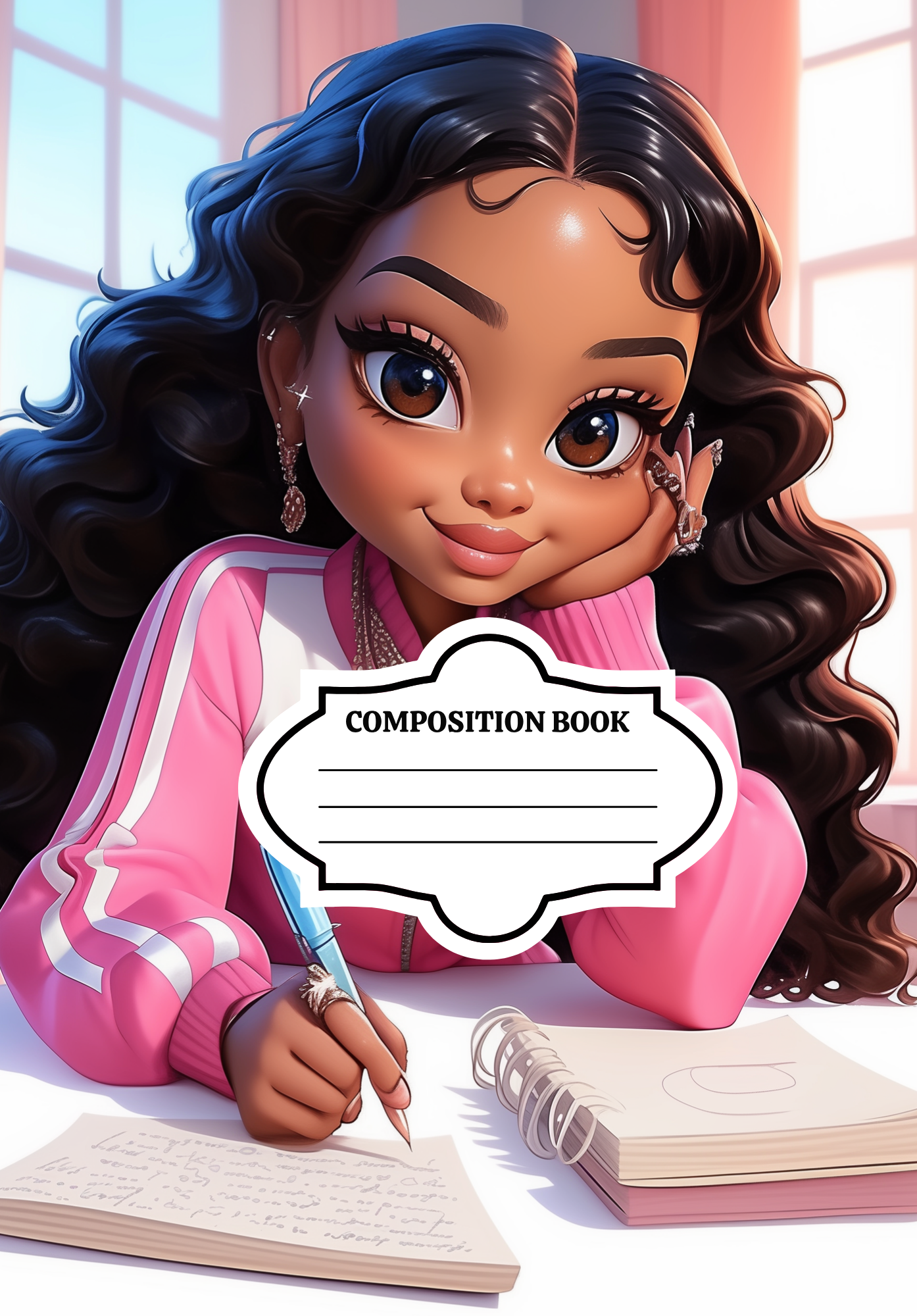 Custom Personalized Composition Notebook – Add Your Photo, Name, or Design
