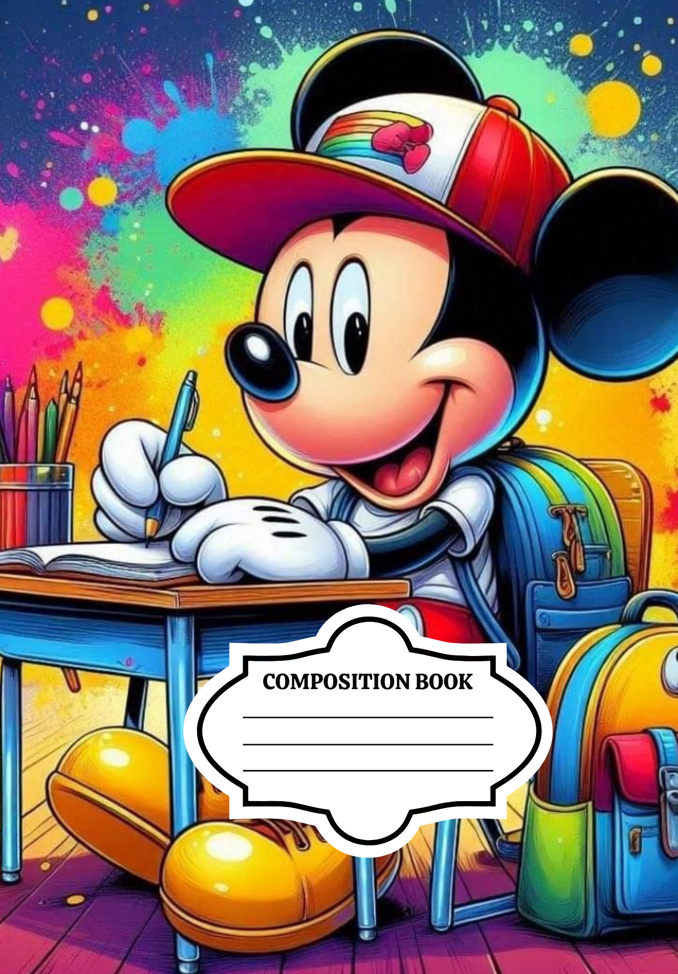 Custom Personalized Composition Notebook – Add Your Photo, Name, or Design