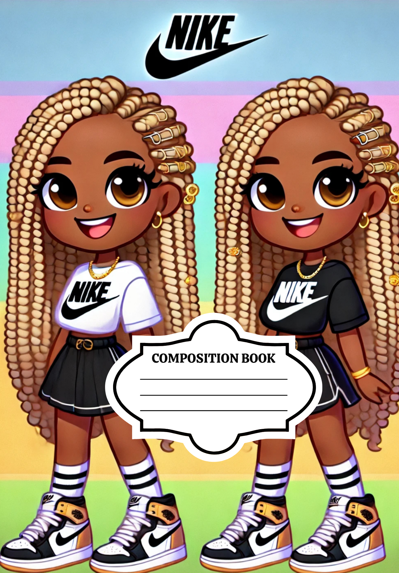 Custom Personalized Composition Notebook – Add Your Photo, Name, or Design
