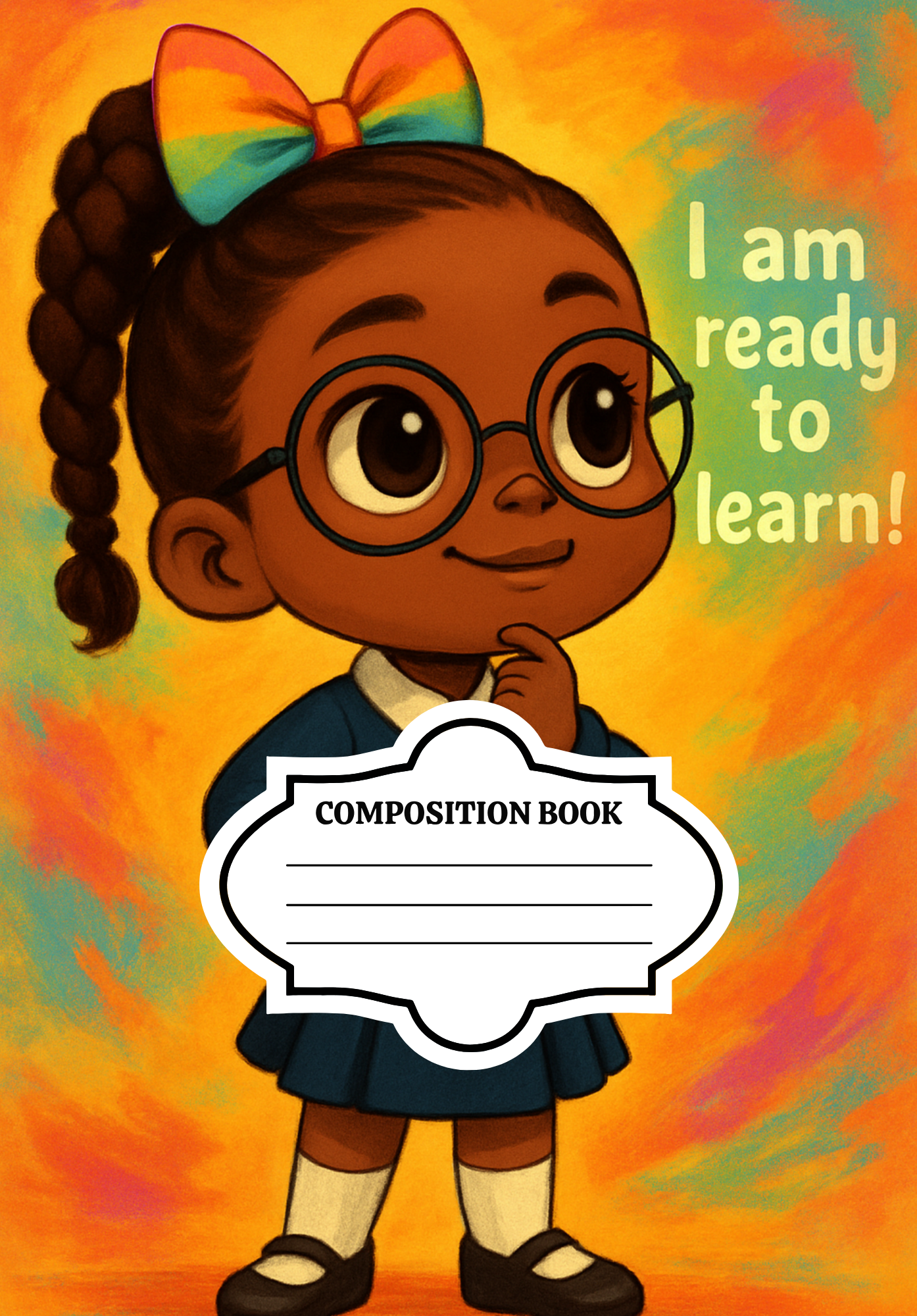Custom Personalized Composition Notebook – Add Your Photo, Name, or Design