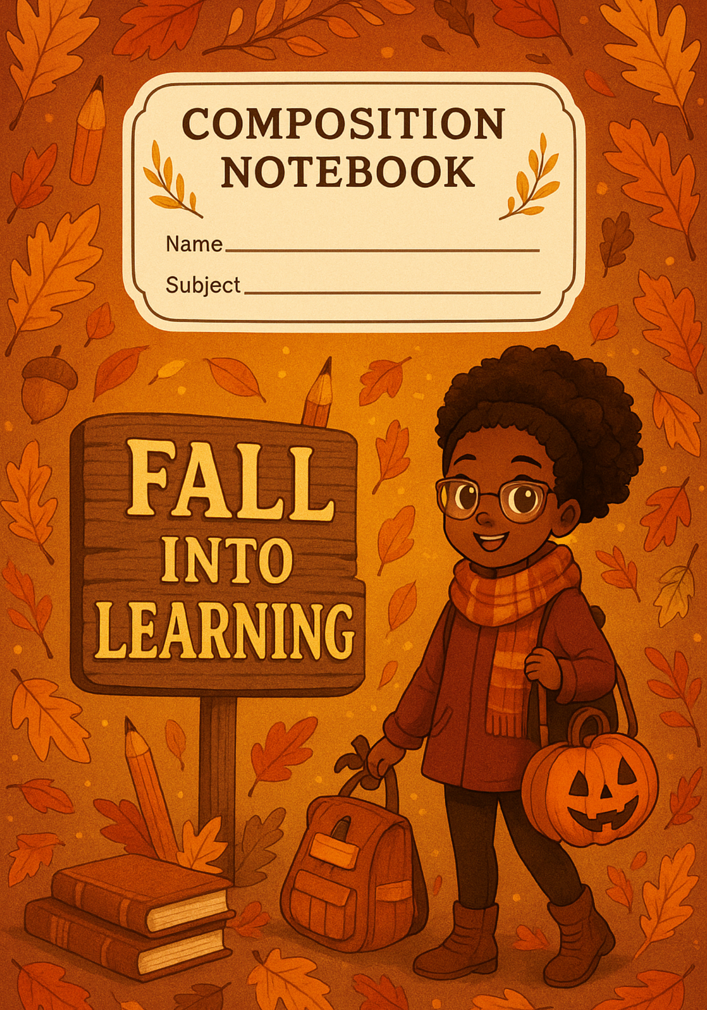 Custom Personalized Composition Notebook – Add Your Photo, Name, or Design