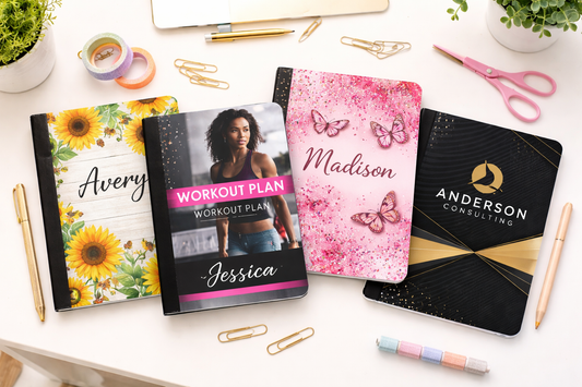 Custom Personalized Composition Notebook – Add Your Photo, Name, or Design