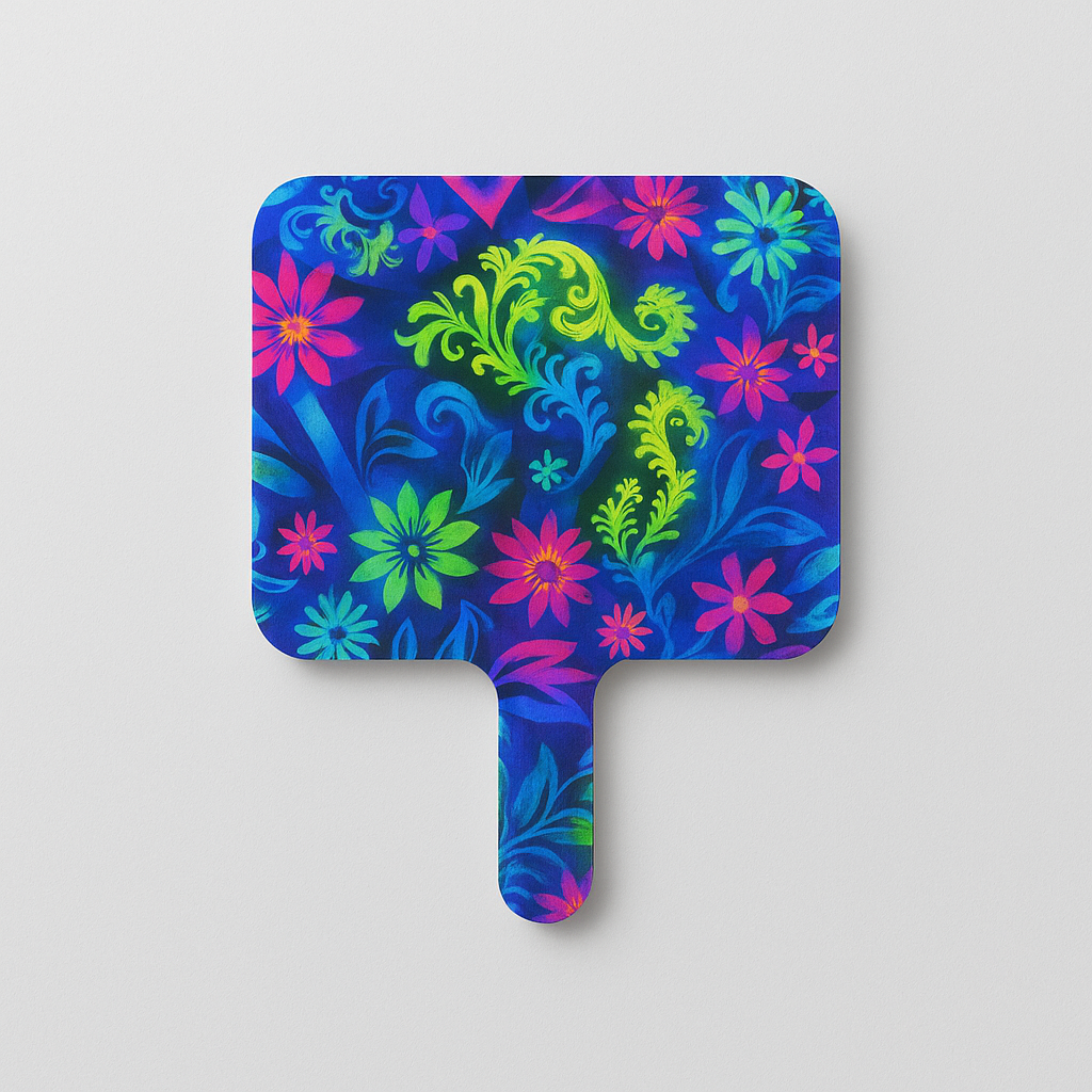 Custom Wood Sublimation Hand Fan – Personalized Wooden Fan for Events, Gifts & Branding