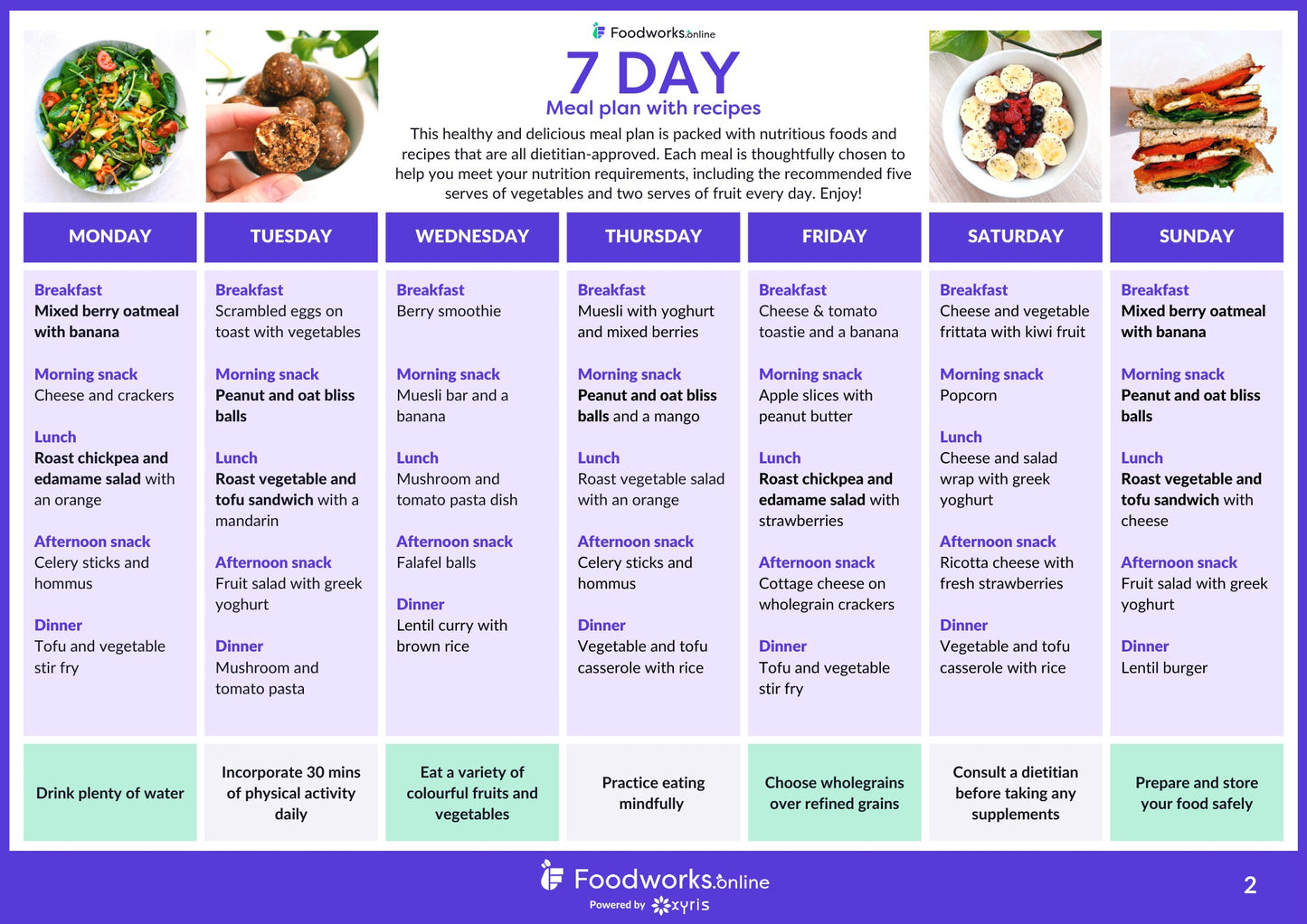 Custom Meal Plan Designed by Coach Mo | Personalized Nutrition Plan for Fitness, Weight Loss, or Muscle Building