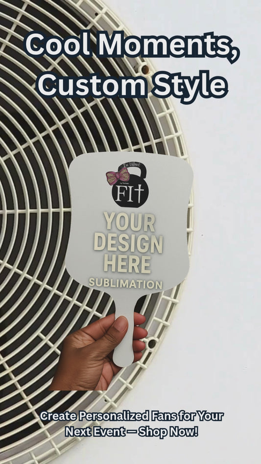Custom Wood Sublimation Hand Fan